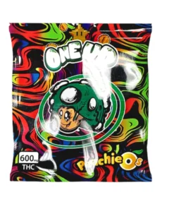 One Up Peachie O’s 600MG THC Gummies