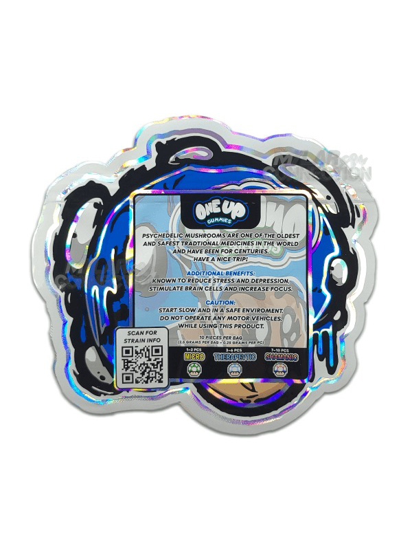 One Up Blue Schnozberry 2.5G Gummies - Image 4