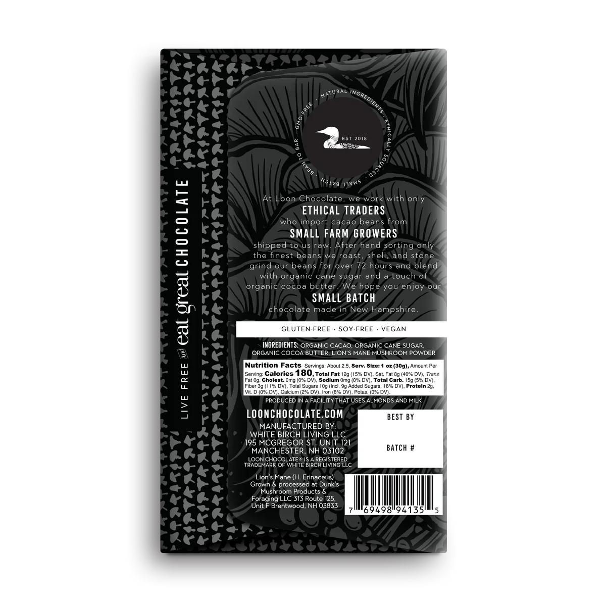 Lion’s Mane – 70% Dark Chocolate - Image 4