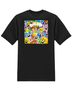 One Up Rainbow Cloud Smiley Tee
