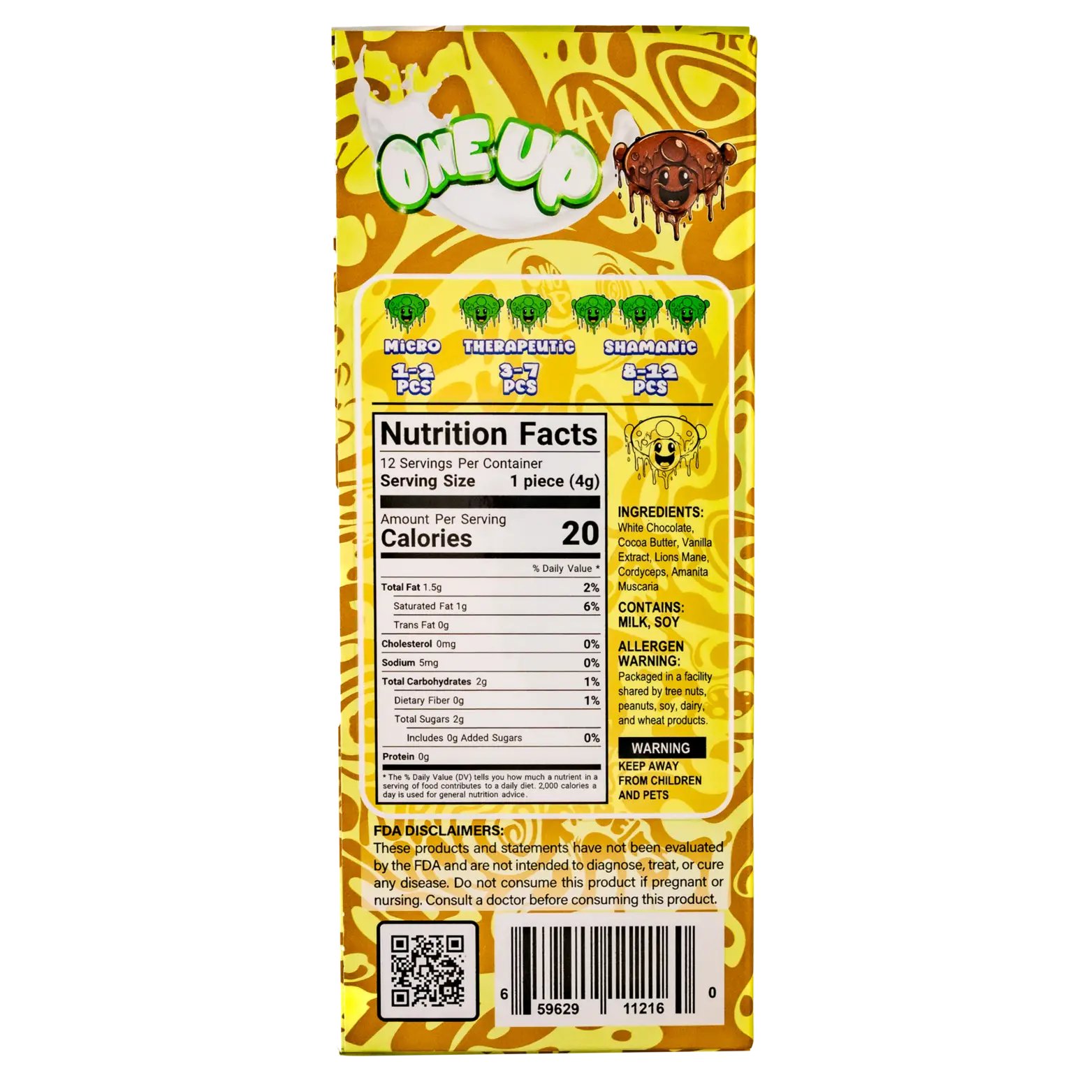 Vanilla Bean Mushroom Chocolate Bar-10 Pack - Image 5