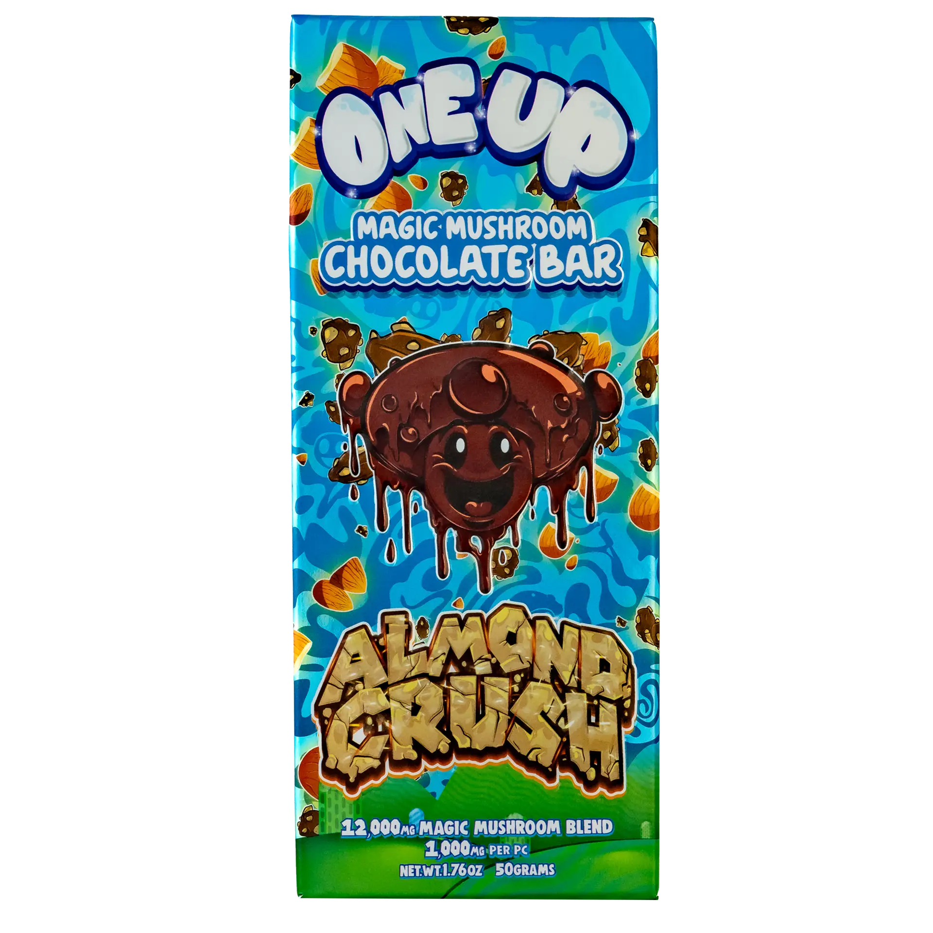 Almond Crush Mushroom Chocolate Bar-10 Pack - Image 3