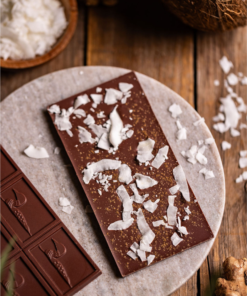 Caribbean Kiss – Milk Chocolate with Coconut & Ginger