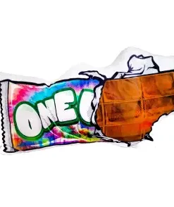 One Up House Chocolate Bar Ultra Plush Throw Pillow