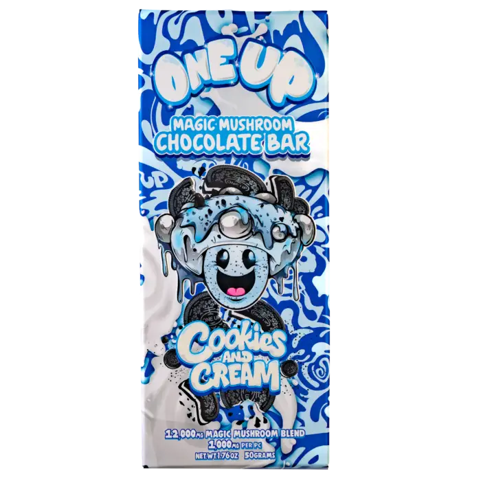 Cookies and Cream Mushroom Chocolate Bar