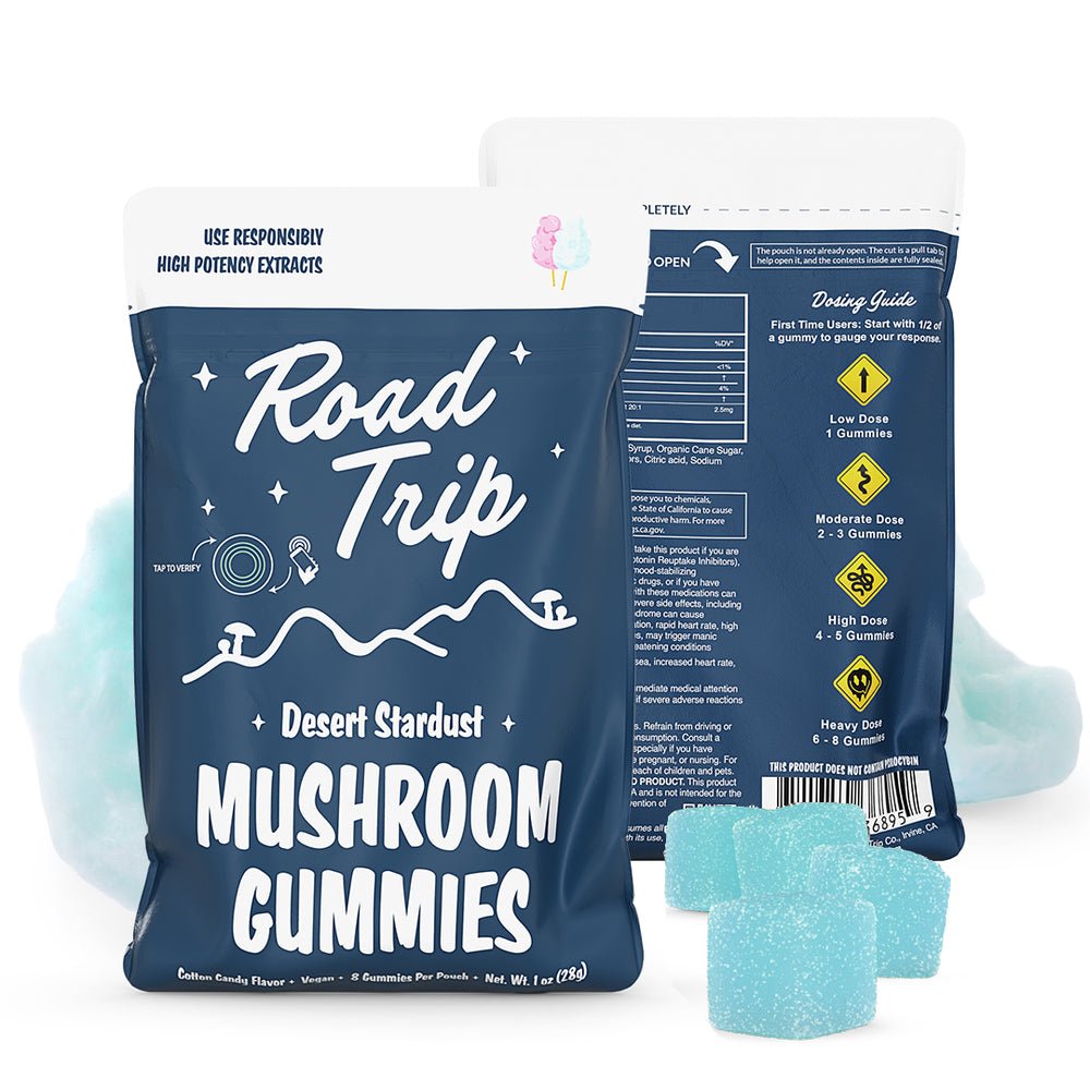 road trip mushroom gummies desert stardust