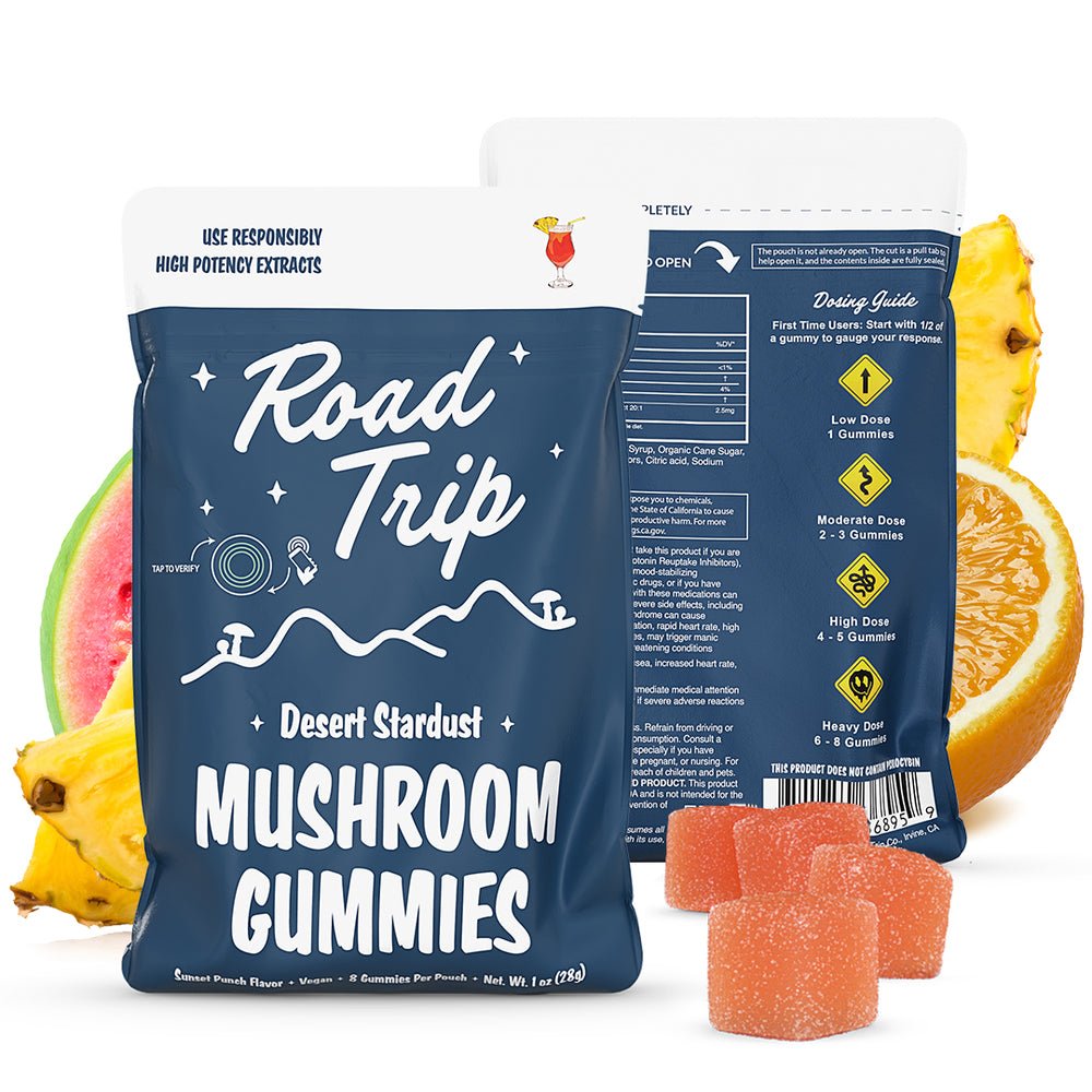 Desert Stardust Mushroom Gummies - Sunset Punch (8pc Pouch)
