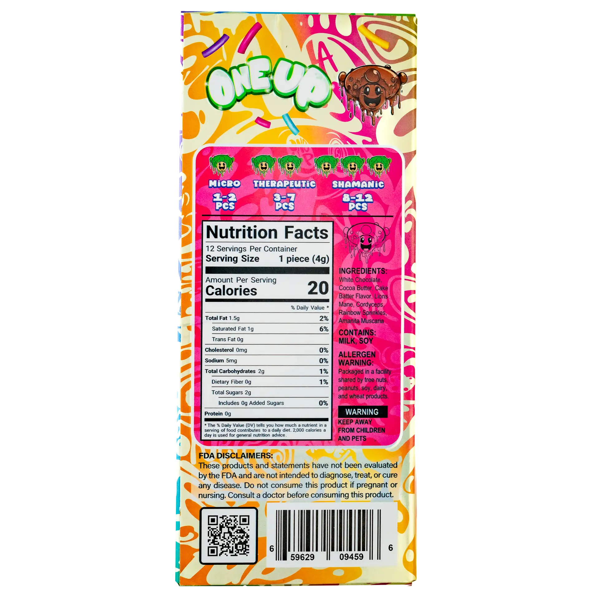 Red Velvet Cake Mushroom Chocolate Bar-10 Pack - Image 3