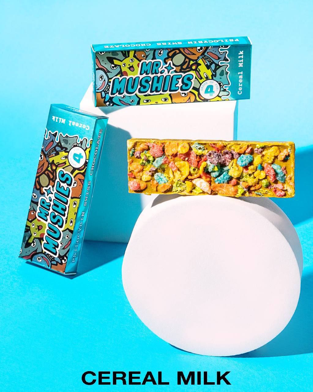 Mr Mushies Cereal Milk Chocolate Bar 4g
