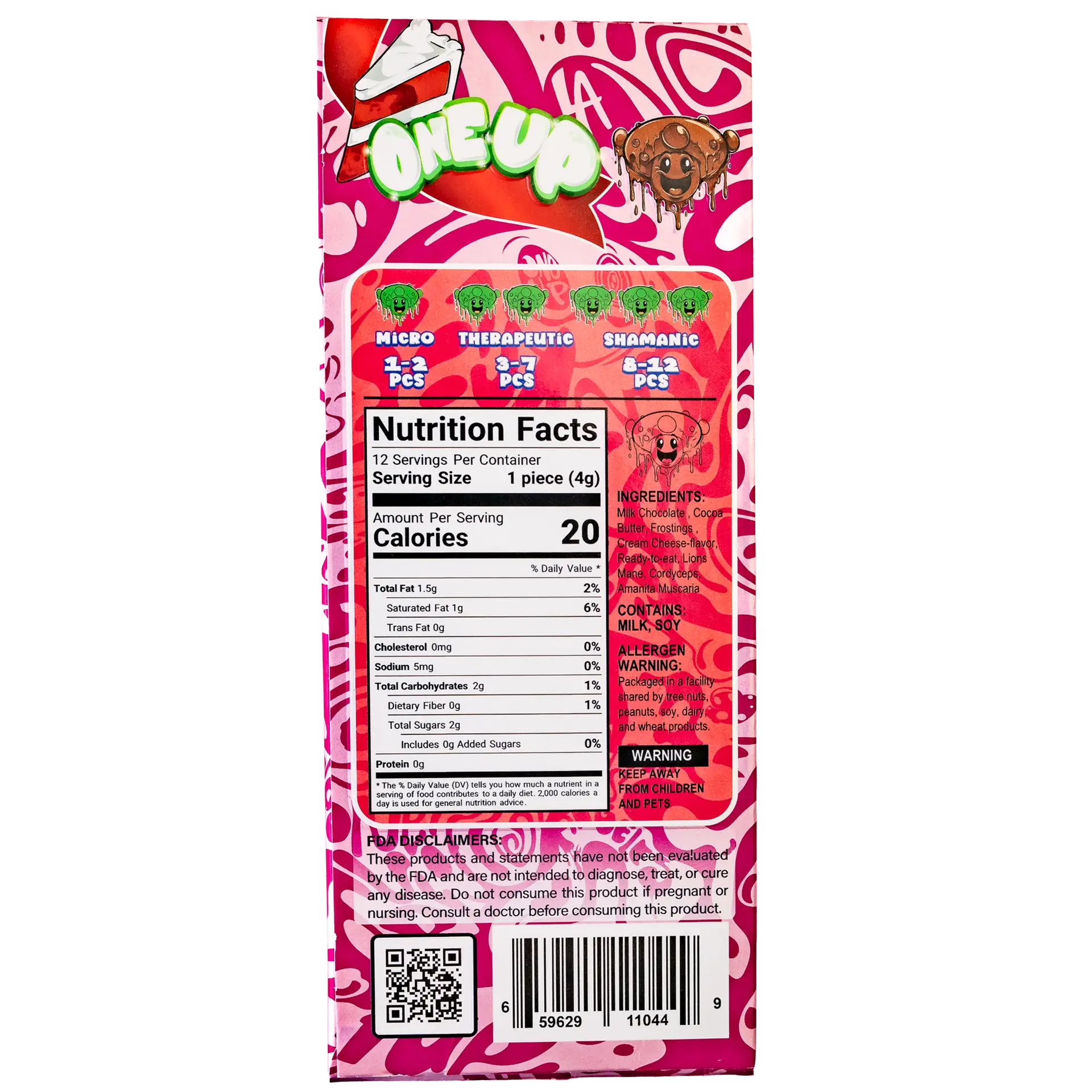 Red Velvet Cake Mushroom Chocolate Bar - Image 3