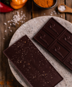 The Ghost & the Sea – Dark Chocolate with Ghost Pepper & Sea Salt